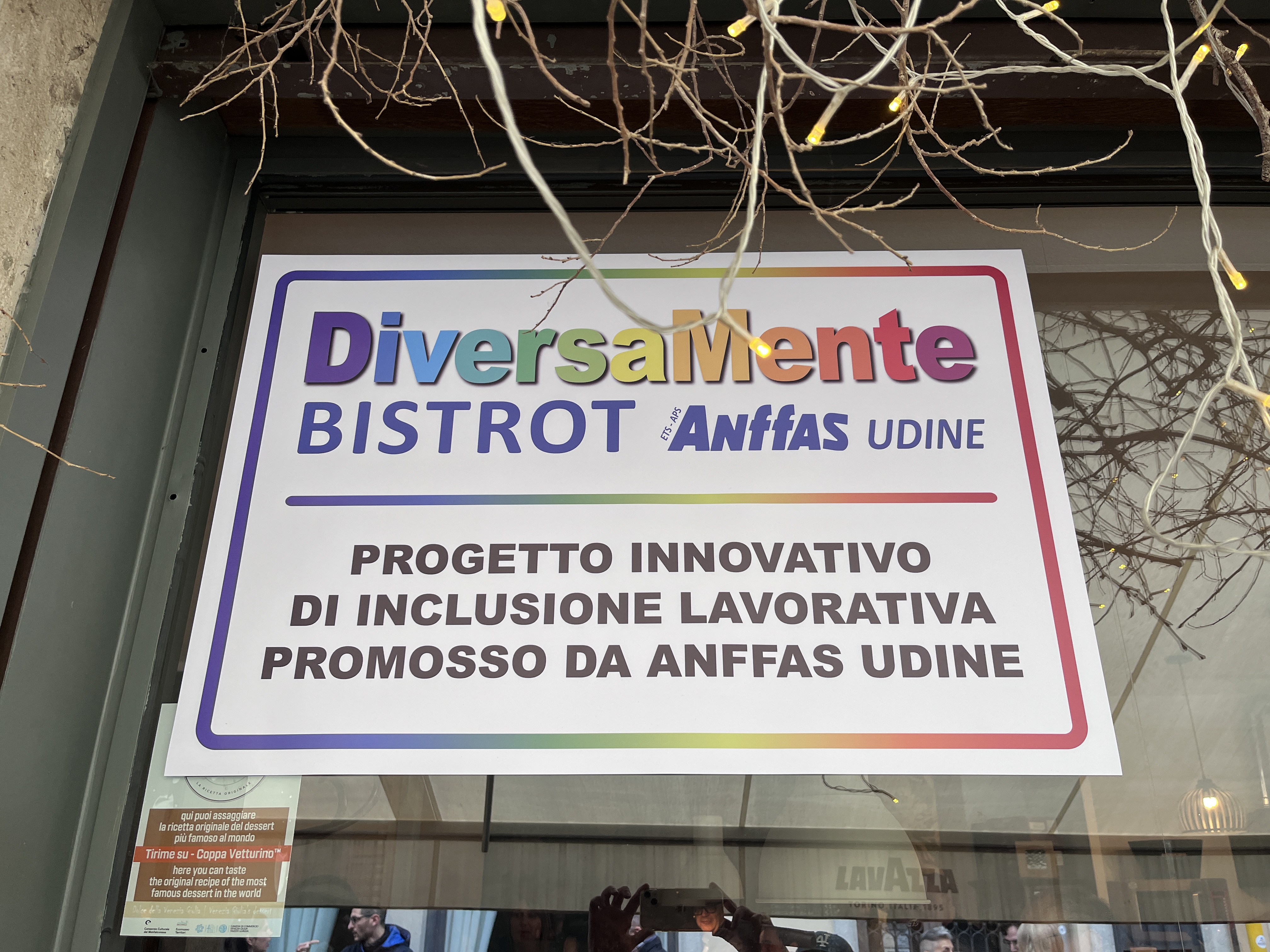 DISABILITÀ. BORDIN INAUGURA BISTROT A UD: INCLUSIONE LAVORO VERA SFIDA